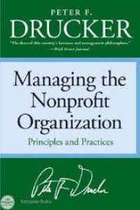 Image of Managing the Nonprofit Organization-Principles and Practices